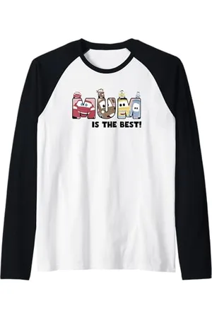 Cars Mum Is The Best Festa della mamma Maglia con Maniche Raglan