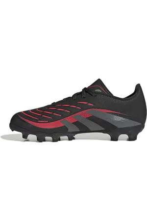 adidas Predator League Multi Ground Football Boots Kids, Scarpe da Calcio, Core Black/Grey Four/Lucid Red, 33 EU
