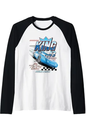Cars The King Racing Royalty Maglia con Maniche Raglan