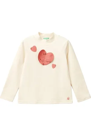 Benetton T-Shirt M/L 3AOUG10H3, , 4 Anni Bambina