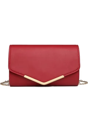 MISS LULÙ Pochette Donna Elegante, Borsetta Donna, Pochette e Clutch Pelle, Borsa Donna,Pochette Eleganti da Cerimonia