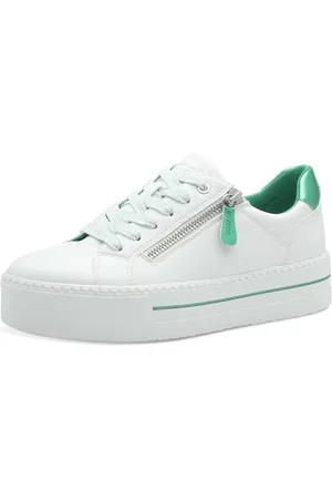 Jana Damen Plateau Sneaker mit Reißverschluss Vegan, Scarpe da Ginnastica Donna, , 38 EU