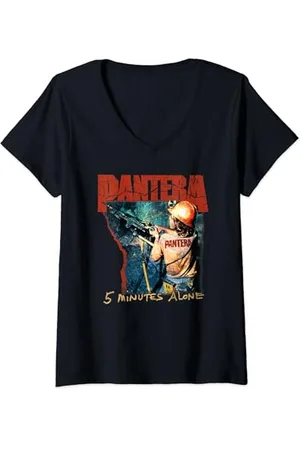 Pantera Ufficiale 5 Minuti da solo Maglietta con Collo a V