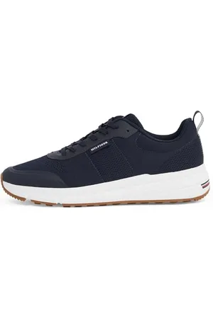 Tommy Hilfiger Uomo Sneakers Running Lightweight Modern Knit Scarpe, Blu , 43