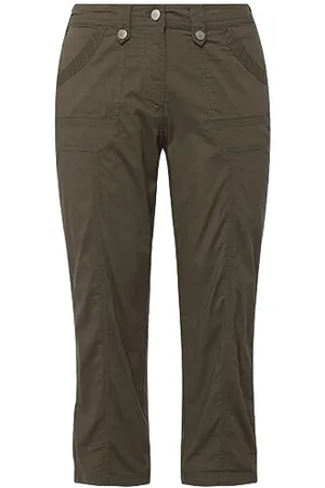 Ulla Popken Große Größen Cargohose mit Krempelbein Pantaloni, , 47W / 32L Donna