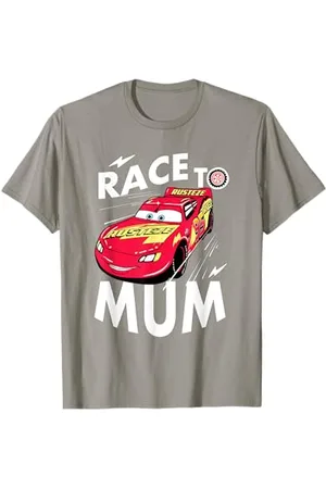 Cars McQueen Race To Mum Festa della mamma Maglietta