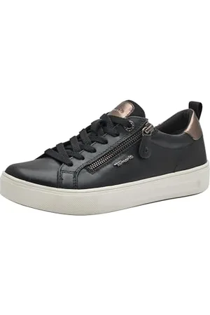 Tamaris Comfort Damen Sneaker Flach mit Reißverschluss Freizeit, Scarpe da Ginnastica Donna, , 39 EU