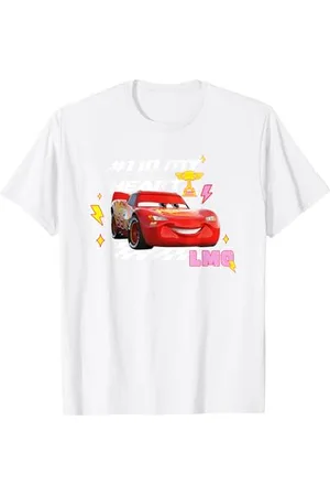 Cars Lightning McQueen In My Heart Valentine Maglietta