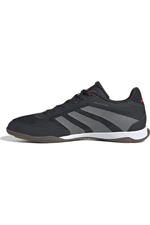 adidas Predator League Indoor Football Boots, Scarpe da Calcio Unisex-Adulto, Core Black/Grey Four/Lucid Red, 46 EU