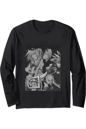 Kingdom Hearts Grey Panels Maglia a Manica
