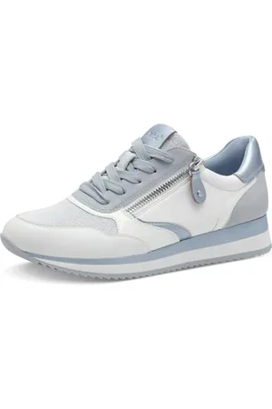 Jana Damen Sneaker Flach mit Reißverschluss Vegan, Scarpe da Ginnastica Donna, , 39 EU