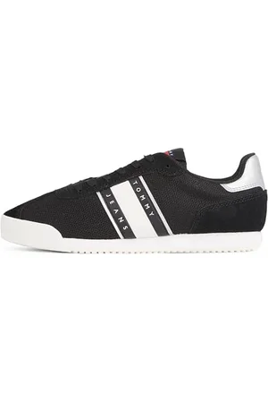 Tommy Hilfiger Donna Sneakers da Runner Profile Profilo Basso, (Black), 39
