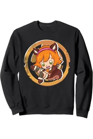Marvel Rivals Super Hero Squirrel Girl Cute Toon Spray Icon Felpa