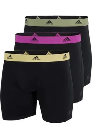adidas Active Flex Cotton (3pk) Boxer a Pantaloncino, 717 Dark Green, S Uomo