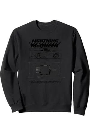 Cars McQueen Blueprint Sketch Felpa