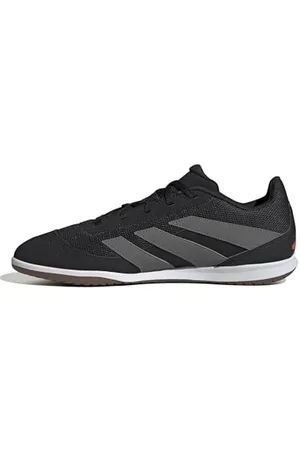 adidas Predator Club Sala Indoor Football Boots, Scarpe da Calcio Unisex-Adulto, Core Black/Grey Four/Lucid Red, 47 1/3 EU