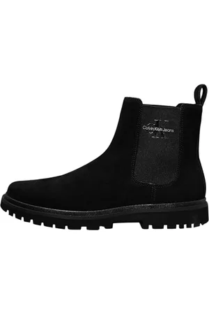 Calvin Klein Eva Boot Mid Chelsea Iconic Dr YM0YM01080, Stivali Uomo, Nero (Triple Black), 42 EU
