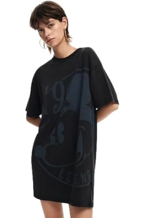 Desigual Abito da Donna a Maniche Corte NAN