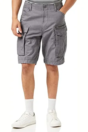 Uomo Rovic Zip Relaxed Shorts, (granite D08566-C961-1468), 29