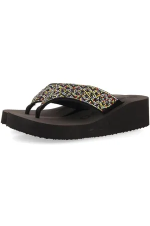 Gioseppo Sandali Multicolor con Zeppa E Strass per Donna DRENOVE