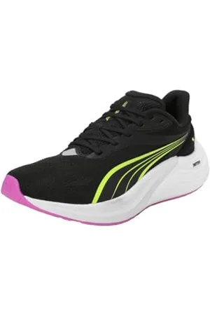 PUMA Electrify Nitro 4 Wn, Scarpe per Jogging su Strada Donna, Black-Yellow Alert, 41 EU