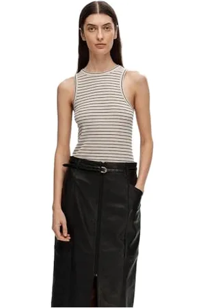 SELECTED Slfanna O-Neck-Canottiera a Righe Noos Canotta, , M Donna