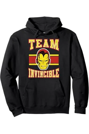 Logo Avengers Iron Man Team Invincible Felpa con Cappuccio