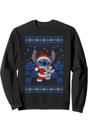 Disney Lilo & Stitch Natale Stitch Ugly Sweater Style Felpa