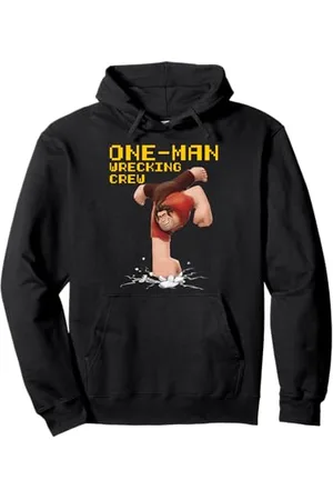 Disney Wreck-It Ralph 2 Ralph One-Man Wrecking Crew Felpa con Cappuccio