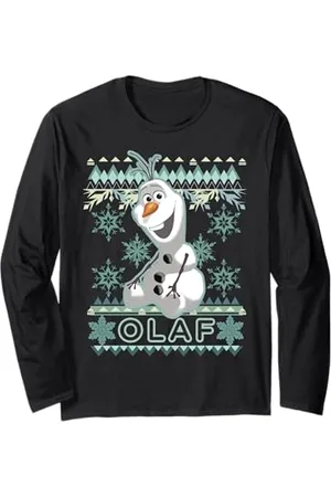 Disney Frozen Natale Olaf Holiday Sweater Style Maglia a Manica