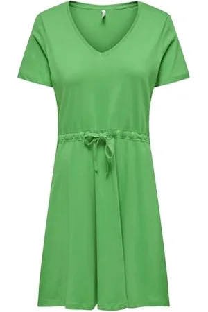 ONLY Onlmay S/S V-Neck Short Dress Jrs Noos Vestito, , S Donna