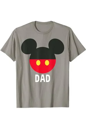 Disney Mickey Mouse Dad Pants Logo Graphic Festa del Papà Maglietta