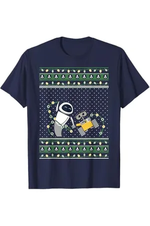 Disney Maglietta Pixar Wall-E Eve Ugly Christmas Sweater Maglietta