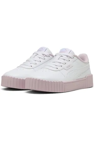 PUMA Carina 3.0 Cutie PS, Scarpe da Ginnastica Bambina, White-Rose Mauve, 28 EU