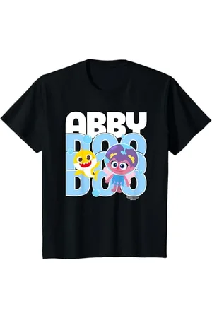 Baby Shark Bambino Abby Doo Doo Doo Cute Friends Logo Maglietta