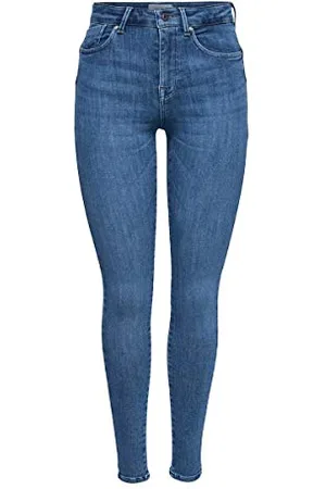 ONLY Onlpower Mid Push Up SK Rea2981k Noos Jeans Skinny, Mix Chiaro, 42W / 32L Donna