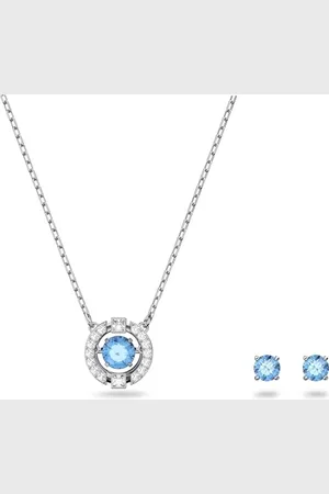 Swarovski Set Sparkling Dance, Rotondo, , Placcato rodio