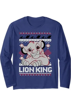 Disney Maglione natalizio The Lion King Simba Maglia a Manica