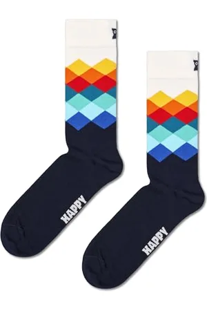 Happy Socks Faded Diamond Half Socks EU 41-46