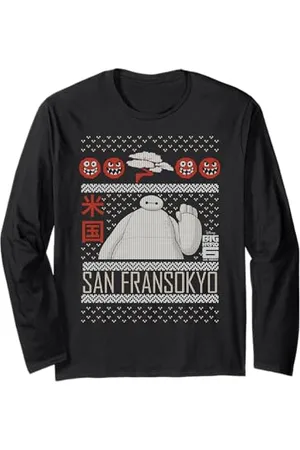 Disney Big Hero 6 serie TV Baymax San Fransokyo Sweater Maglia a Manica