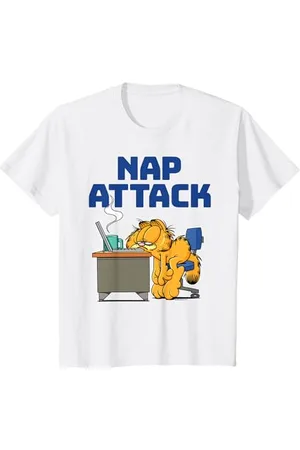 Garfield Bambino Nap Attack Ufficio Lavoro Bambini Maglietta