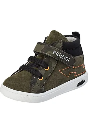 Primigi PLK 84034, Scarpe Da Ginnastica Basse, Bambini e Ragazzi, Verde (Bosco/Militare), 18 EU