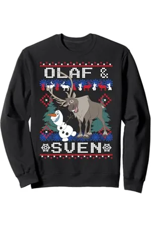 Disney Maglione natalizio Frozen Olaf e Sven Felpa