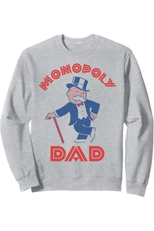 Monopoly Logo Dad vintage retrò per la festa del papà Felpa