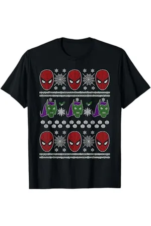 Marvel Spider-Man Green Goblin Ugly - Maglione natalizio Maglietta