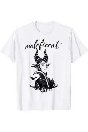 Disney Sleeping Beauty Maleficent Painted Ritratto Maglietta