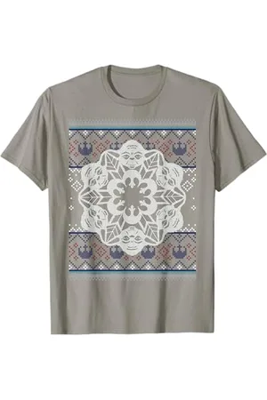 STAR WARS Maglione natalizio Yoda Snowflake Ugly Maglietta
