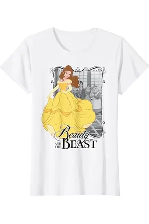 Disney Maglietta Beauty And The Beast Belle Dress Graphic Maglietta