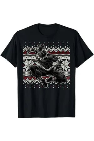 Marvel Maglione natalizio Black Panther Crouch Ugly Maglietta