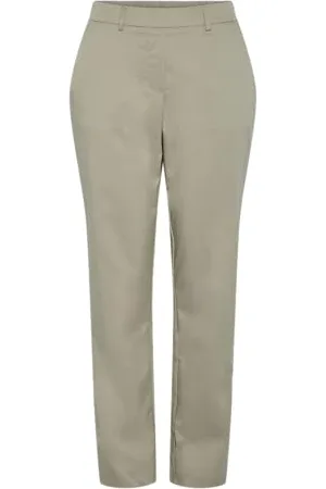 Pieces® Pcmolina MW Pant Noos BC, , 48-50 Plus Donna